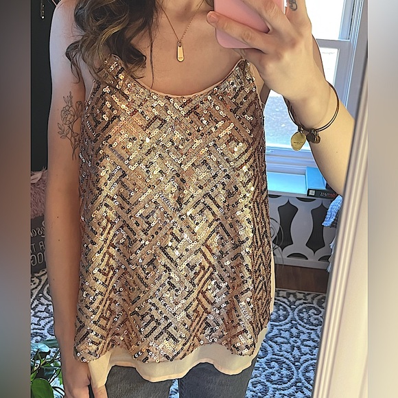 gorgeous y2k sequin tank ✨ - Picture 1 of 3